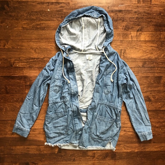 Forever 21 Distressed Jean Jacket - Picture 2 of 3